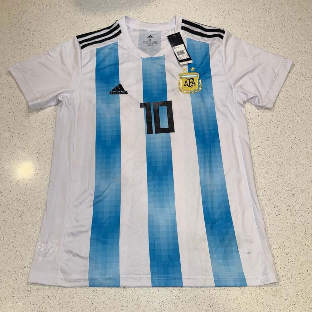 Adidas Argentina 2018 Home Men's Soccer Jersey - Maradona #10